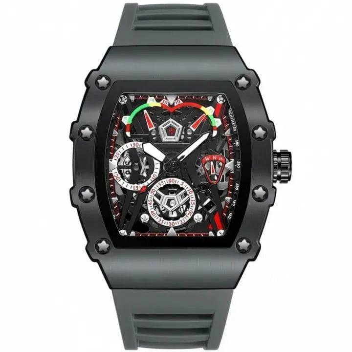 Men's Movement: Quartz, Water Resistance, Chronograph Date, Pull And Push Crown, Pin Buckle Watc