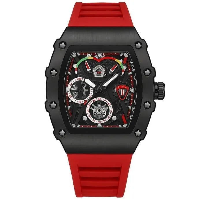 Men's Movement: Quartz, Water Resistance, Chronograph Date, Pull And Push Crown, Pin Buckle Watc