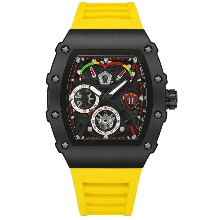 Men's Movement: Quartz, Water Resistance, Chronograph Date, Pull And Push Crown, Pin Buckle Watc