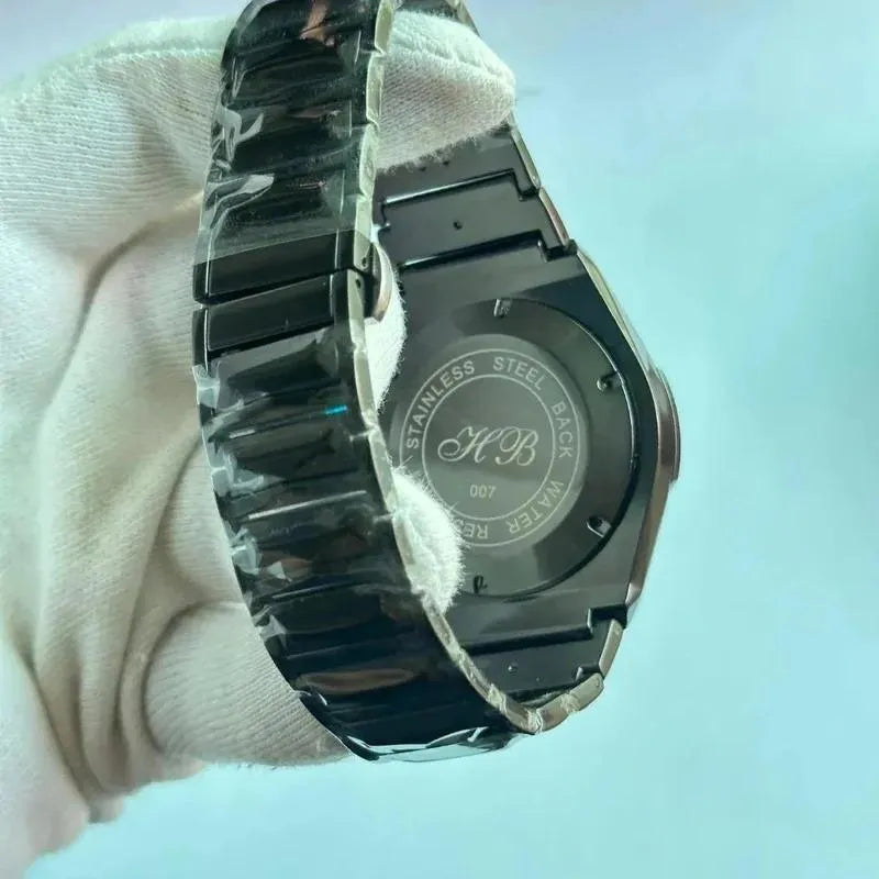 Hublot diamond cut black dial