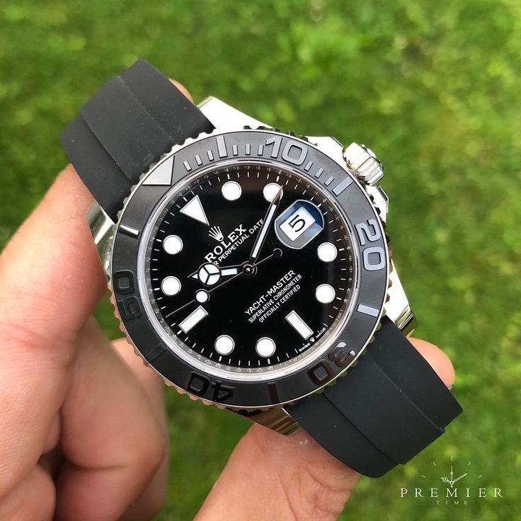 Rolix Men’s Formal Black With Golden , Silver Dail Watch