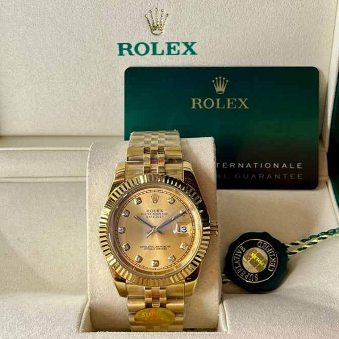 Rolex Day-Date 40 Presidential 228238 Fluted Bezel golden Dial